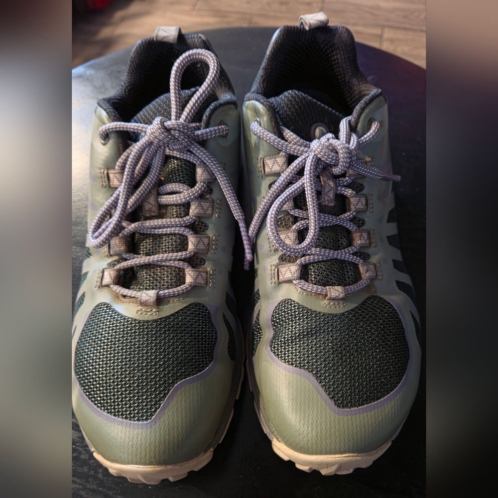 Olive Green Merrell Trail Running Shoes